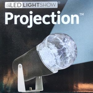 Led Light Show Wht Star of Bethlehem Projector NIP